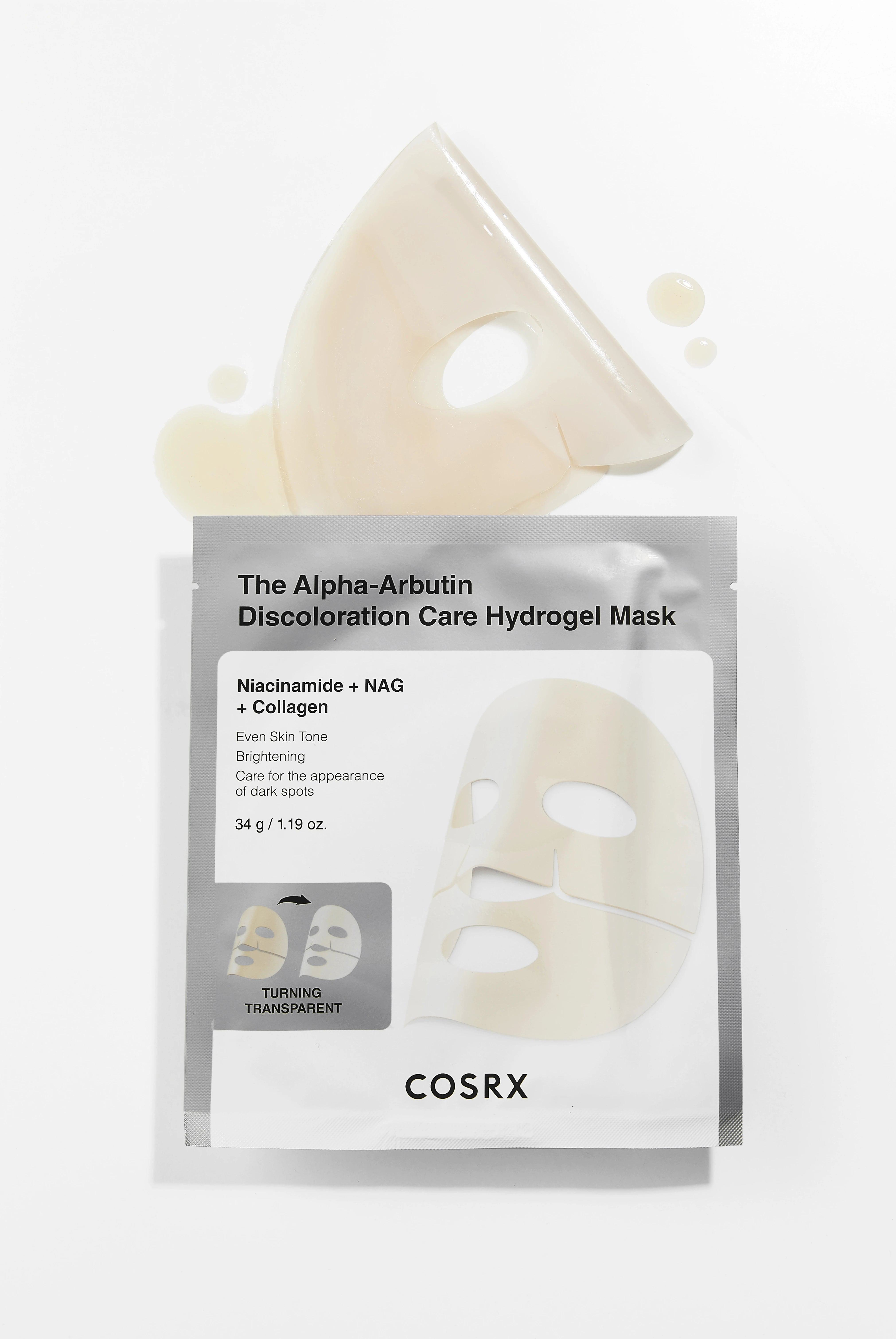 COSRX The Alpha-Arbutin Discoloration Care Hydrogel Mask