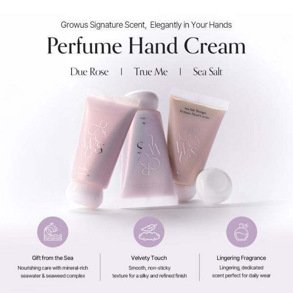 Perfume Hand Cream (Due Rose/True Me/Sea Salt) (50ml / 1.69 fl.oz.)