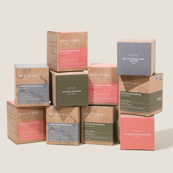 Mary&amp;May Vegan CICA TeaTree Soothing Wash off Pack