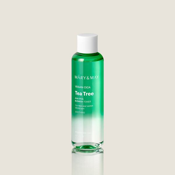 Mary&amp;May Vegan CICA Tea Tree AHA PHA Blemish Toner 200ml