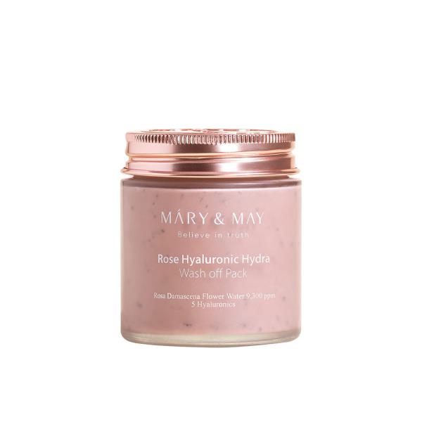 Mary&amp;May Vegan Rose Hyaluronic Hydra Wash off Pack