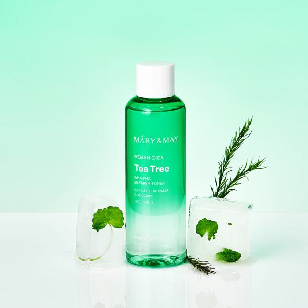 Mary&amp;May Vegan CICA Tea Tree AHA PHA Blemish Toner 200ml
