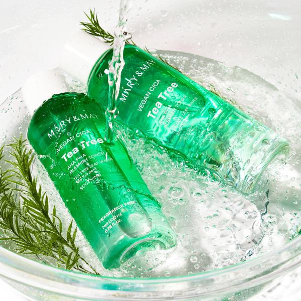 Mary&amp;May Vegan CICA Tea Tree AHA PHA Blemish Toner 200ml