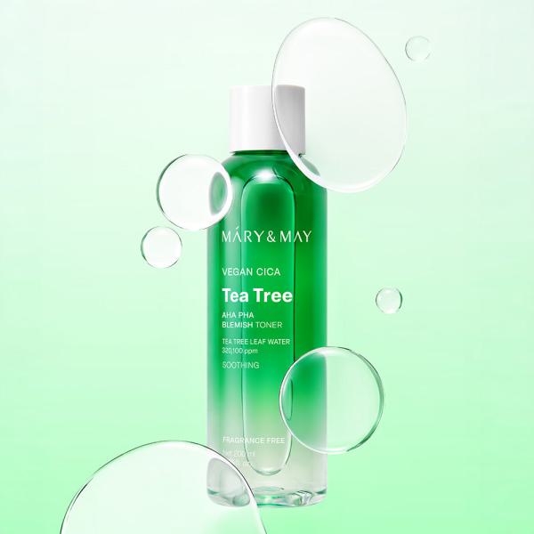 Mary&amp;May Vegan CICA Tea Tree AHA PHA Blemish Toner 200ml