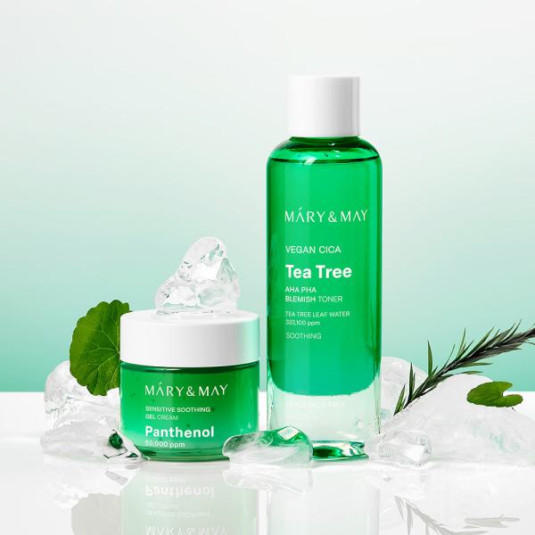Mary&amp;May Vegan CICA Tea Tree AHA PHA Blemish Toner 200ml