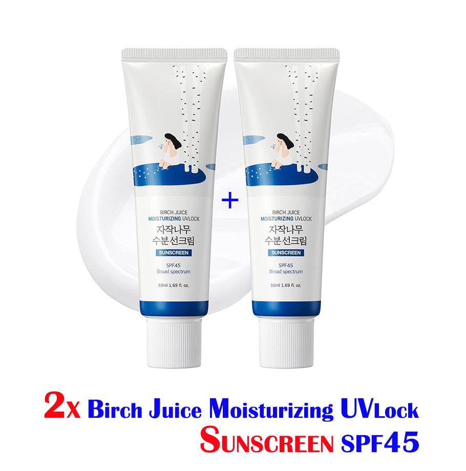 [ROUND LAB] [2X] Birch Juice Moisturizing UV LOCK SPF 45 Broad spectrum