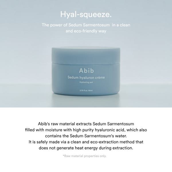 Sedum hyaluron cream Hydrating pot
