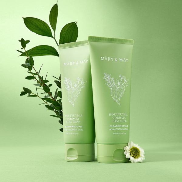 Mary&amp;May Houttuynia Cordata+Tea Tree Cleansing Foam