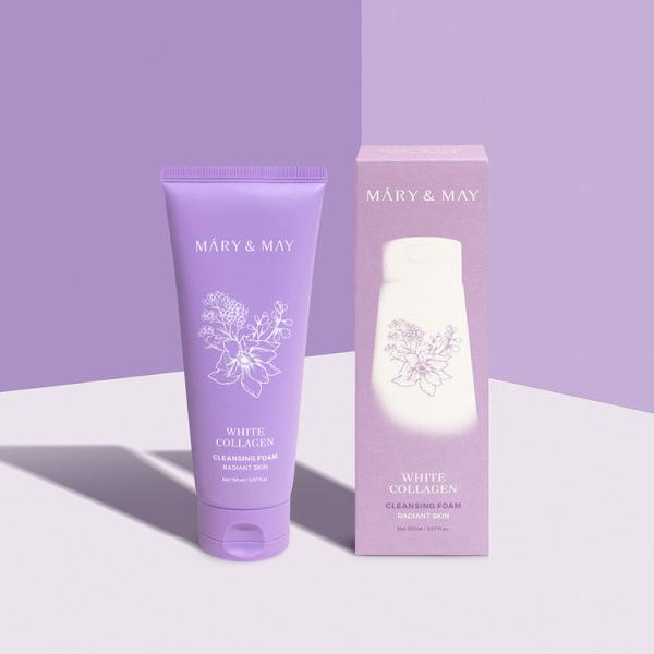 Mary&amp;May White Collagen Cleansing Foam