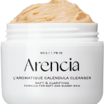 Calendula Rice Mochi Cleanser, Gentle Exfoliating Foam Wash for Sensitive, Dry, Rough Skin, 4.23oz / 120g