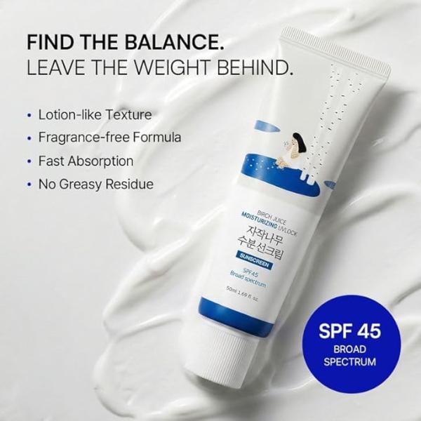 [ROUND LAB] Birch Juice Mild Up Sunscreen UV LOCK SPF 45