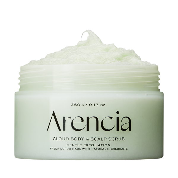 Arencia Fresh Cloud Sea Salt Body &amp; Scalp Scrub (Green)