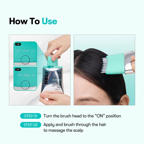 PDRN Reedle Shot Brush Hair Serum
