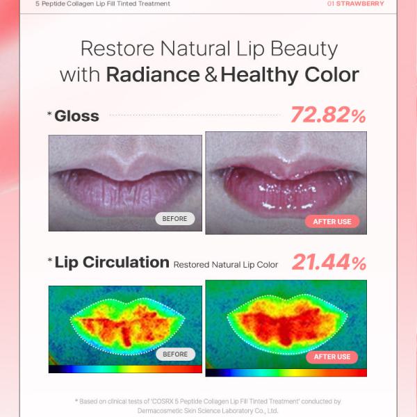 5 Peptide Collagen Tinted Lip Fill Treatment