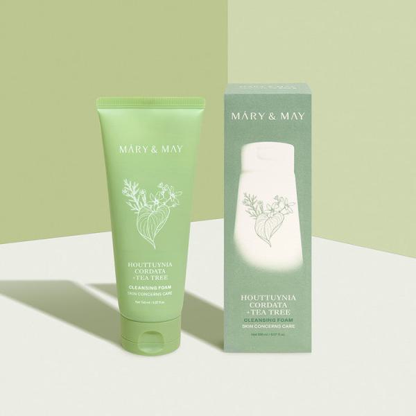 Mary&amp;May Houttuynia Cordata+Tea Tree Cleansing Foam