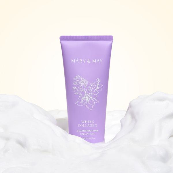 Mary&amp;May White Collagen Cleansing Foam