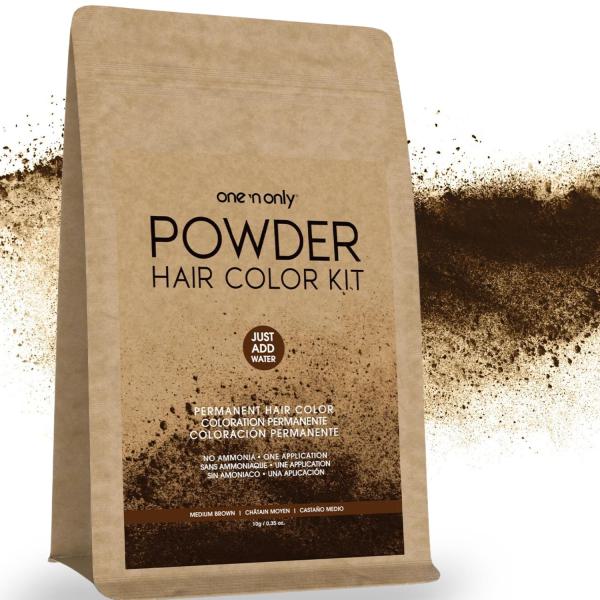 Permanent Powder Color Only Packet - Medium Brown