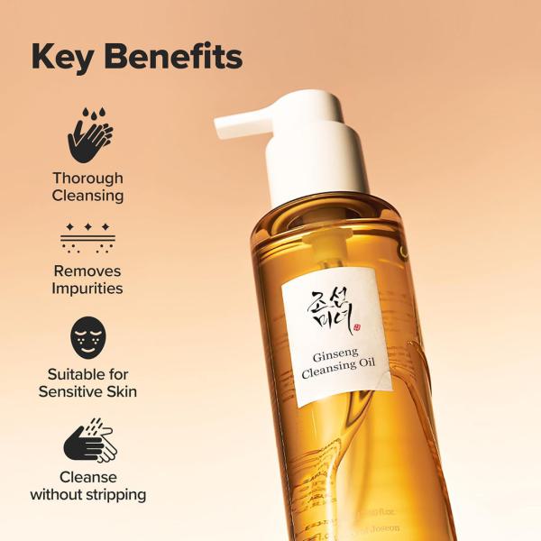 [BEAUTY OF JOSEON] [2X] GINSENG CLEANSING OIL -1X FREE