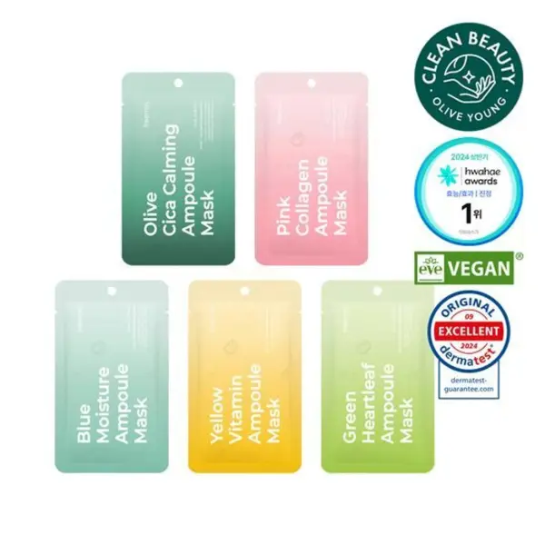 10X freemay Ampoule Mask Sheet Set