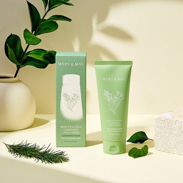 Mary&amp;May Houttuynia Cordata+Tea Tree Cleansing Foam