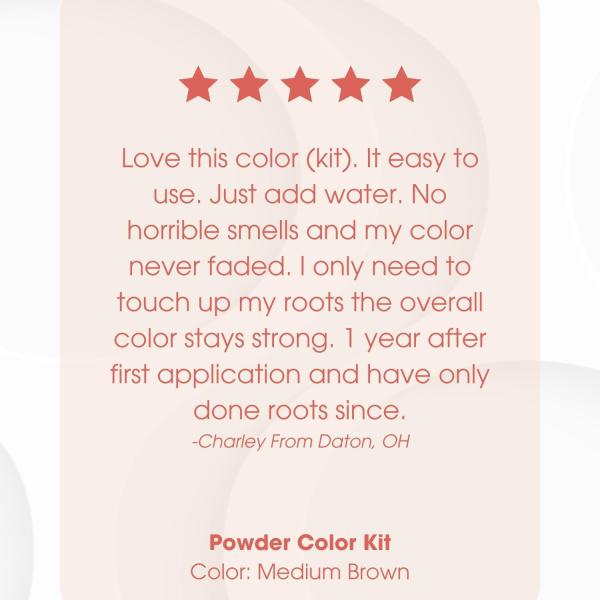 Permanent Powder Color Kit - Chocolate Brown