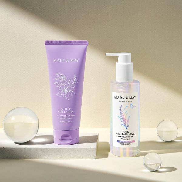 Mary&amp;May White Collagen Cleansing Foam