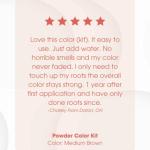 Permanent Powder Color Only Packet - Chocolate Brown