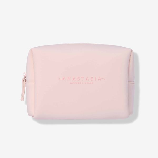 Pink Zip Makeup Bag
