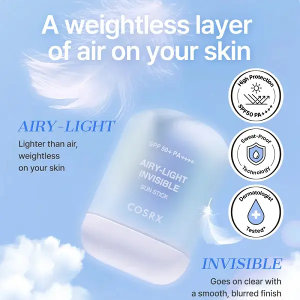 Airy-Light Invisible Sun Stick