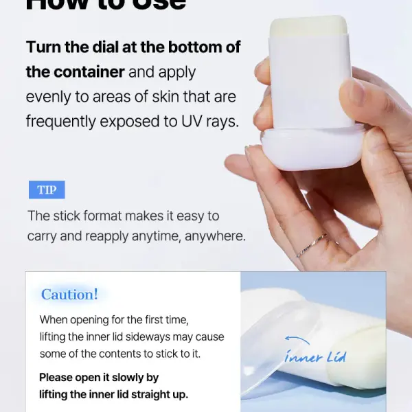 Airy-Light Invisible Sun Stick