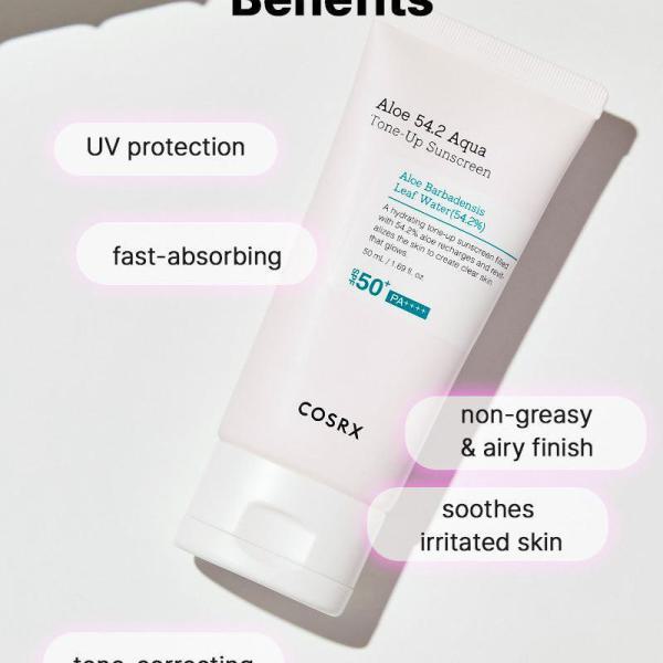 Aloe 54.2 Aqua Tone-up Sunscreen SPF 50+ PA++++