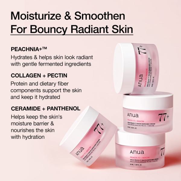 Peach 77 Niacin Enriched Cream