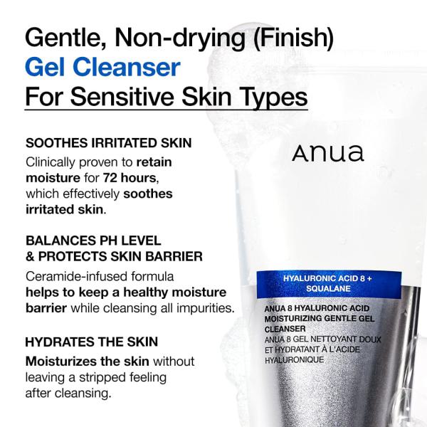 8 Hyaluronic Acid Moisturizing Gentle Gel Cleanser