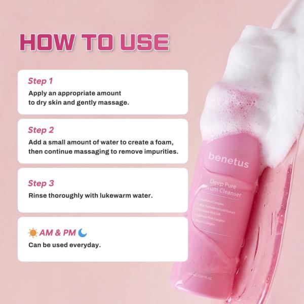 BENETUS-Deep Pure Serum Cleanser