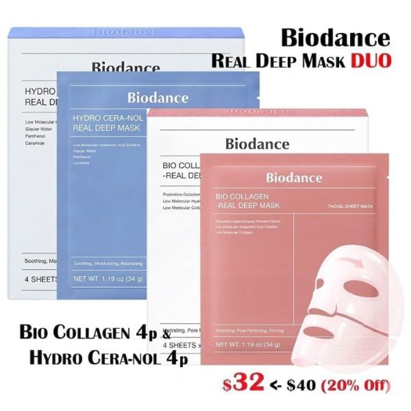 [BIODANCE] BIO-COLLAGEN REAL DEEP MASK 4P (1.19oz x 4p)