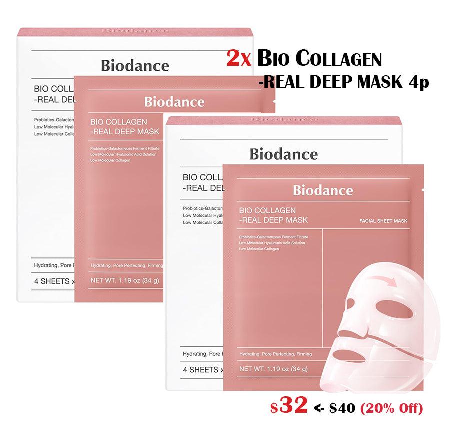 [BIODANCE] 2X BIO-COLLAGEN REAL DEEP MASK 4P