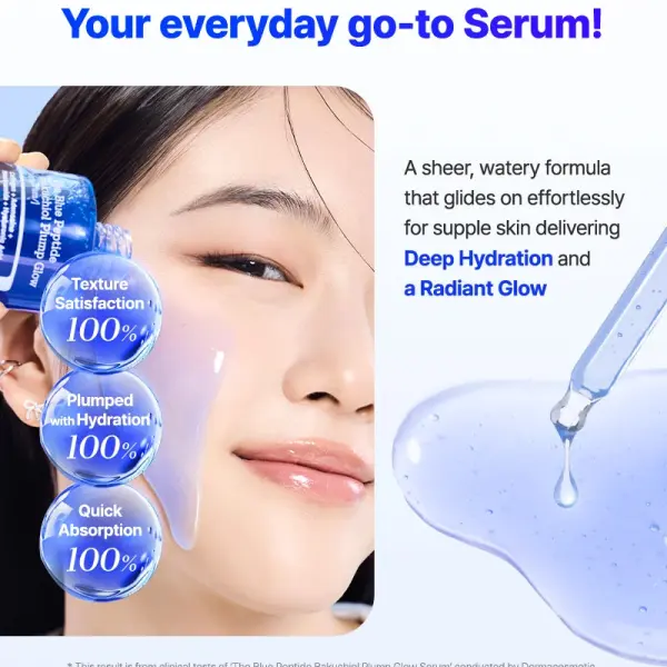 COSRX The Blue Peptide Bakuchiol Plump Glow Serum