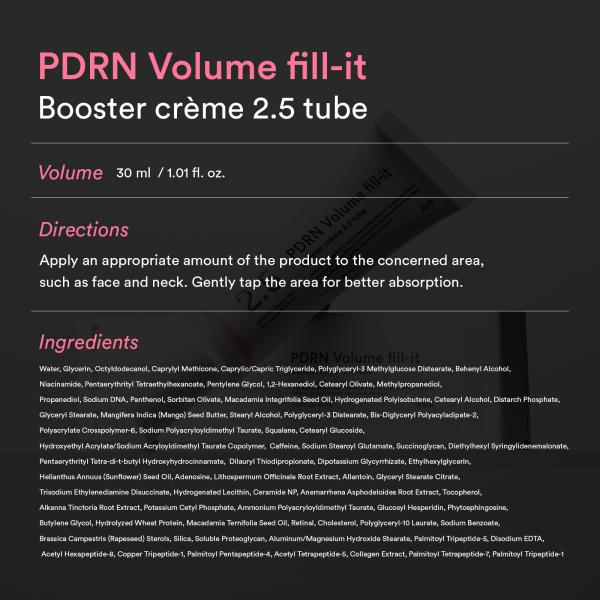 PDRN Volume fill-it Booster crème 2.5 tube