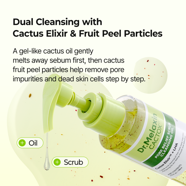 Cactox Pore Relief Scrub Cleansing Oil