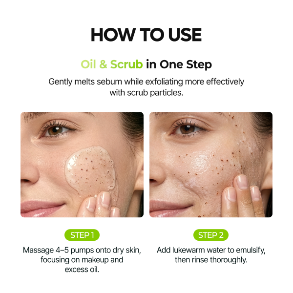 Cactox Pore Relief Scrub Cleansing Oil