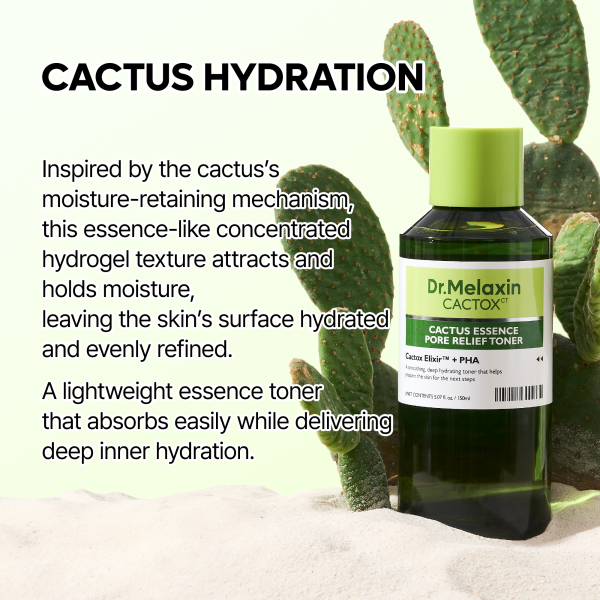 Bundle Only $9 Special: Cactox Essence Pore Relief Toner