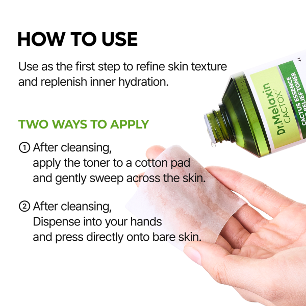Bundle Only $9 Special: Cactox Essence Pore Relief Toner
