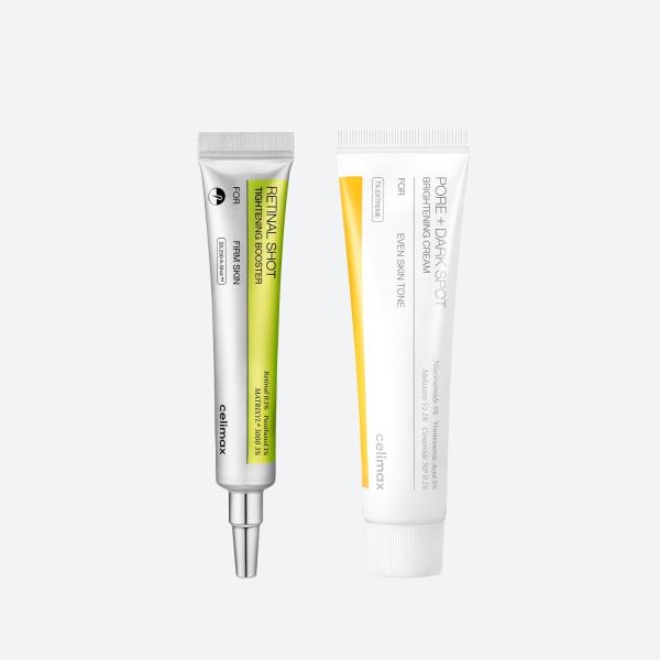The Vita A Retinal Shot Booster &amp; Pore+Dark Spot Brightening Cream Set