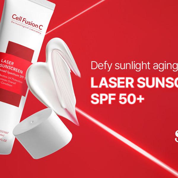 [Cell Fusion C] Summer Pack - Laser Sunscreen SPF 50+ &amp; First Cooling Mask 5p