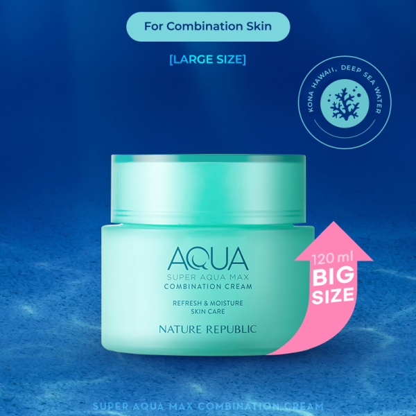 [T-ZONE OILY] Super Aqua Max Combination Big Watery Cream 120ml (Big Size)(NEW)