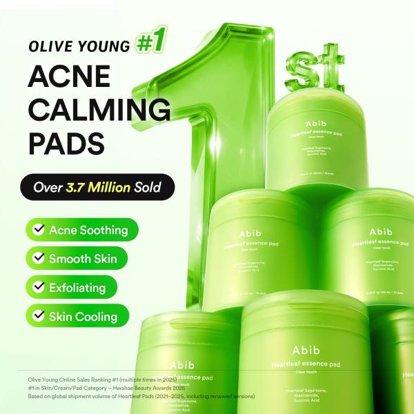 [Refill Pack] Heartleaf essence pad Clear touch