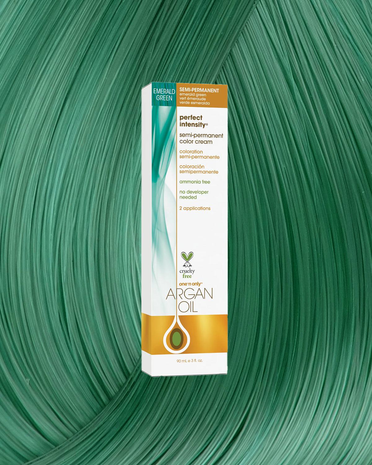 Perfect Intensity Semi-Permanent Color Cream Emerald Green