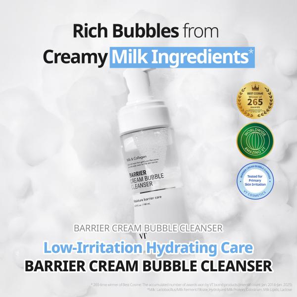 Barrier Cream Bubble Cleanser