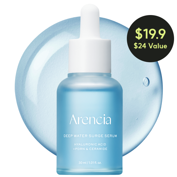 Arencia Deep Water Surge Serum, Hyaluronic Acid + PDRN + Ceramide, 1.01 fl oz