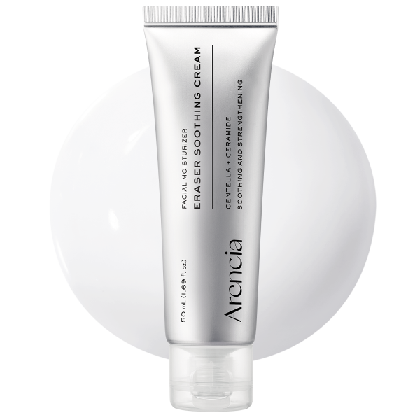 Eraser Soothing Cream, Lightweight Barrier Moisturizer with Centella &amp; Ceramide NP for Hydration &amp; Calm-Looking Skin, 1.69 fl. oz.